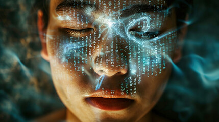 Storytelling Portrait: Text Projection on Human Face