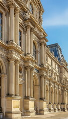 Obraz premium Louvre Paris France During the day Under the brigh_010