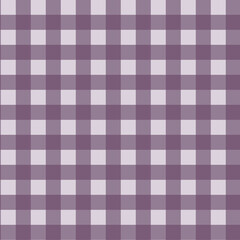 Gingham pattern seamless Plaid repeat in pink and white. Design for print, tartan, gift wrap, textiles, checkered background for tablecloth