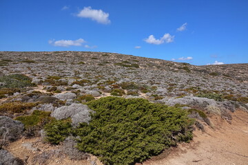 Landschaft auf Prasonisi bei Rhodos