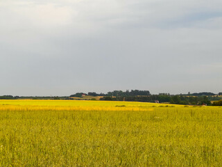 Countryside in northern Poland Kashubia.
