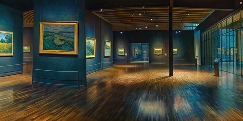 Van Gogh Museum Amsterdam Netherlands Photorealist_010