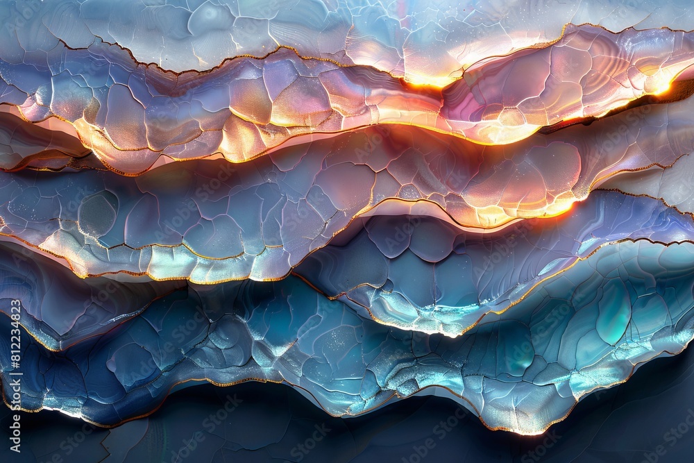 Poster this image showcases layered abstract textures with subtle lighting, evoking a sense of depth and se