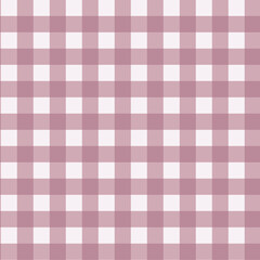 Gingham pattern seamless Plaid repeat in beige and white. Design for print, tartan, gift wrap, textiles, checkered background for tablecloth