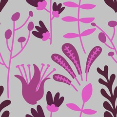 Summer floral print seamless flower ethnic pattern for wrapping paper and fabrics and linens and kids clothes