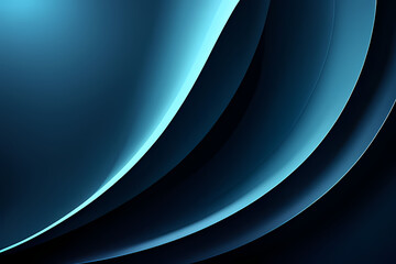 Obraz premium Abstract background with fluid gradient. 3d illustration of design blue color design inspired waves.