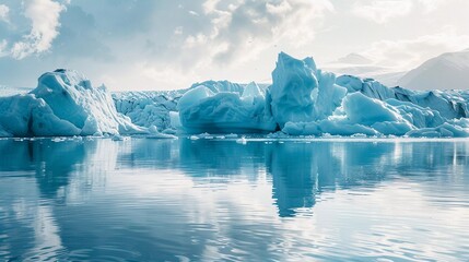 Vanishing Ice: Melting Glacier Sounds the Alarm on Climate Change