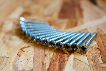 Wood Screws Composition over OSB sheathing