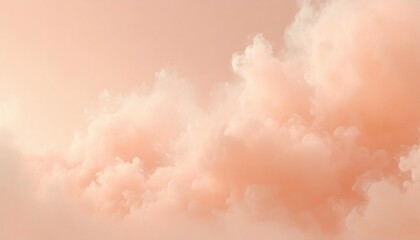 light soft peach cloud smoke abstract background