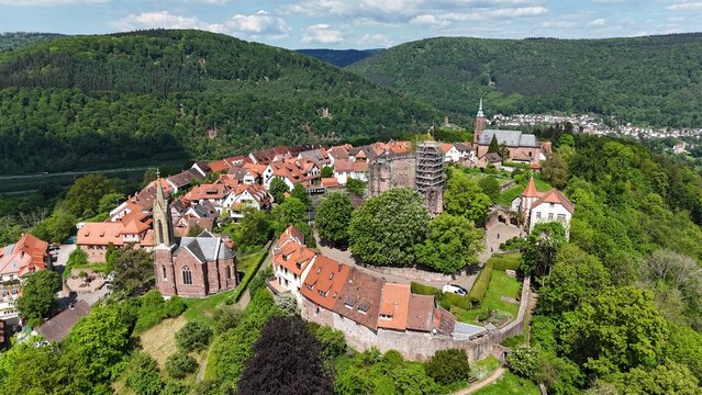 Luftaufnahme von Dilsberg