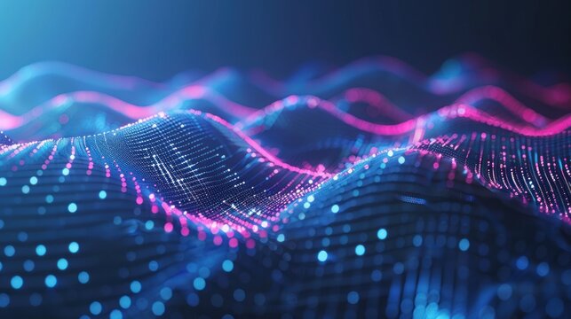 Technology abstract futuristic background for internet business AI generated