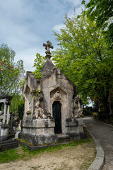 Obraz premium vue du cimetière du Père-Lachaise à Paris en France