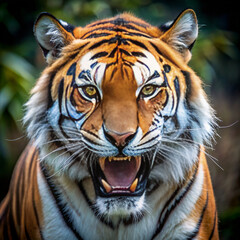 portrait of a bengal tiger