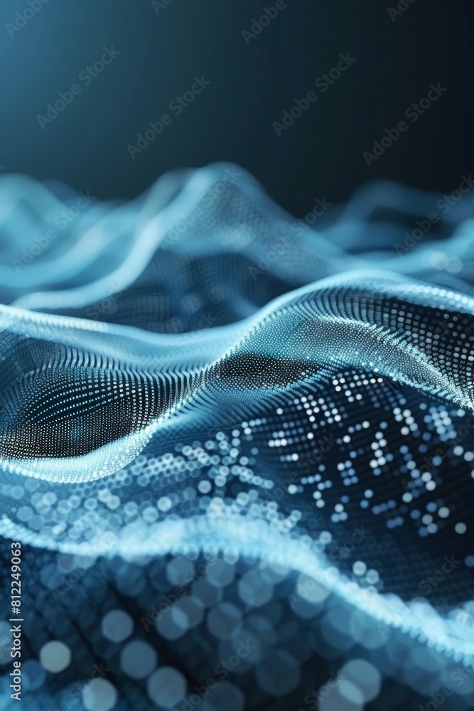 Poster dynamic motion graphics showcasing quantum error correction methods for enhanced understanding