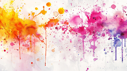 Fototapeta premium Abstract water color Background, watercolor splash and drops texture, colorful ink or paint pattern. Wall Art Design for Home Decor, 4K Wallpaper and Background for desktop, laptop, Computer, Tablet