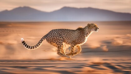 a cheetah running generative ai - Powered by Adobe