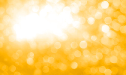 Yellow bokeh background banner for Party, greetings, poster, ad, events, and various design works
