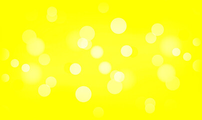 Yellow bokeh background banner for Party, greetings, poster, ad, events, and various design works