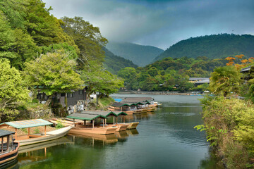 Naklejka premium Katsura River