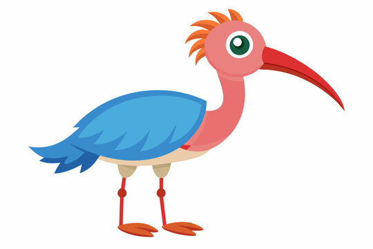 recommend clip art: ibis bird cartoon vector illustration