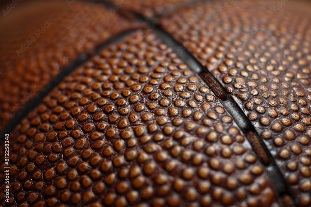 Poster crisp close-up of a leather surface showing a distinct dimpled texture and natural patterns