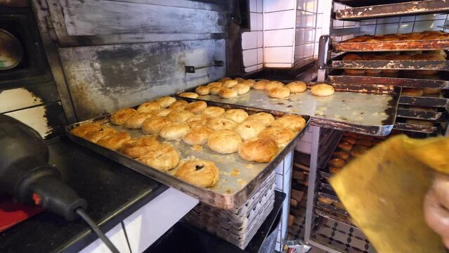 
Boyoz is a traditional dish made with an oily dough, which was added to the Izmir cuisine by the Jews. boyoz is Turkish pastry