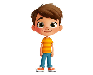 Kids cartoon character illustration