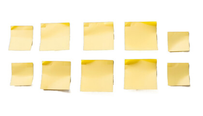 post white yellow transparent sticky note background paper reminder message blank pin office business memo empty post-it pad adhesive stick board announcement notepaper list remind sticker