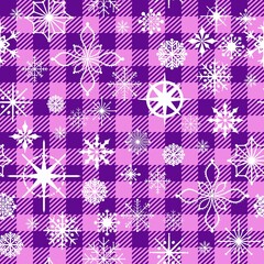 Christmas ice scribble seamless snowflakes pattern for wrapping paper and fabrics and linens and kids clothes print