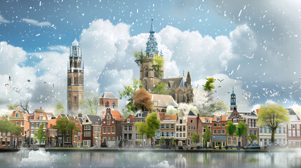 Utrecht Weather Forecast: An Artistic Representation of Meteorological Changes