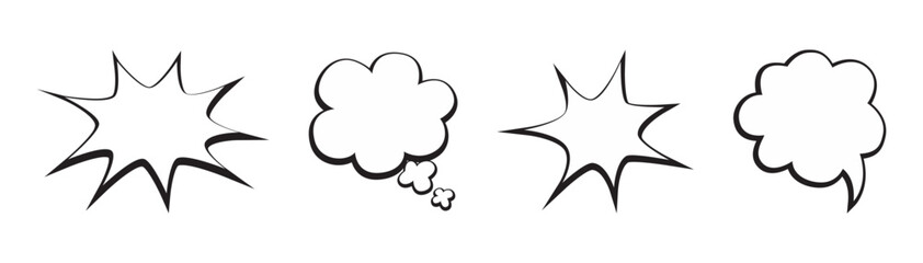 blank comic bubble speech