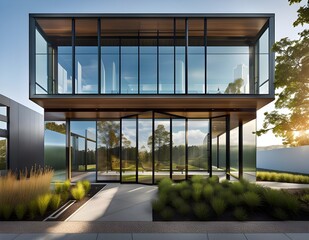 modern office building