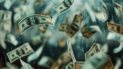 Money Falling From the Sky - Money Stock Videos & Royalty-Free Footage