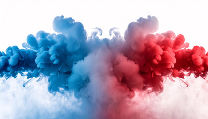 Fototapeta premium Dynamic Chromatics: The Mesmerizing Dance of Colorful Smoke in Abstract Fusion