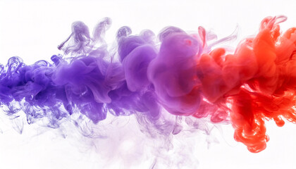 Fototapeta premium Ethereal Beauty of Colorful Smoke Patterns in Artistic Fusion