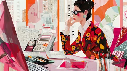 Financial Specialist interpreting trends in the dynamic world of finance