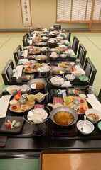 ホテルの懐石料理