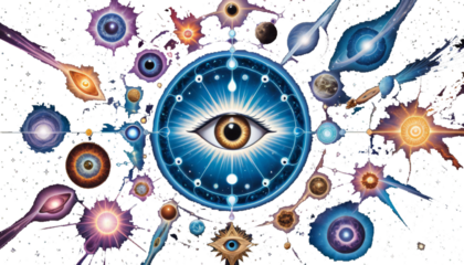 metaphysic meditation spirituality text chakra space connected illustration activated esoteric eye r 3rd harmony gland cosmos pineal activation connection energy all incarnation karma universe