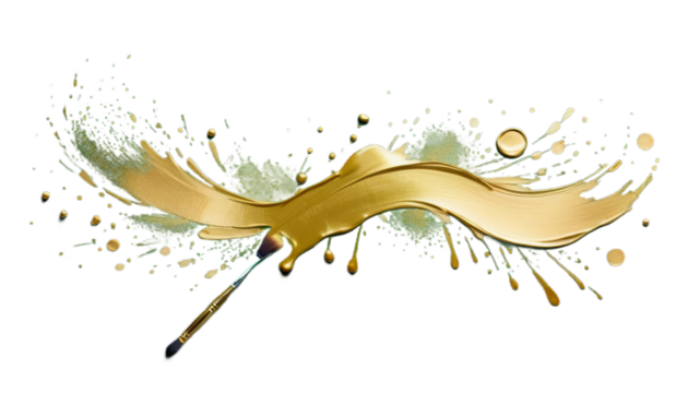 illustration amazing gold design brush stroke green year merry background paint happy abstract texture christmas watercolor shining new project foil anniversary aurum bright card clean colours