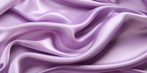 Obraz premium Lavender crinkled satin fabric