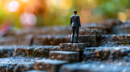 Professionals Pursuing Advanced Degrees for Career Progression   Concept of Enhancing Expertise and Advancement in a Photo realistic Representation