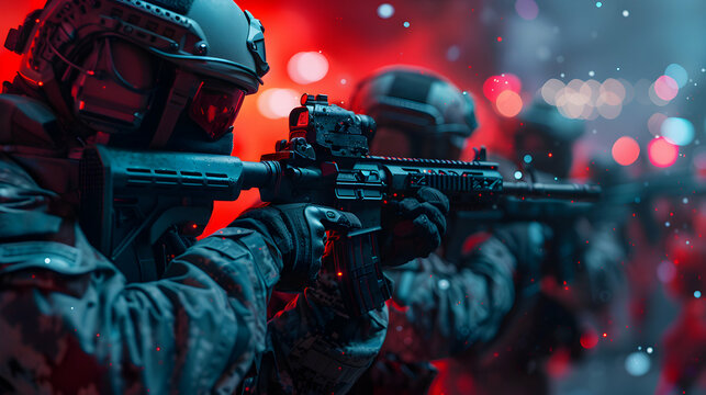 Intense Action Packed FPS Gaming: Photo Realistic First Person Shooter Session with Strategic Gameplay Environments