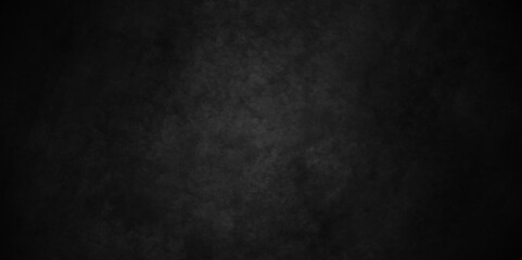 Fototapeta premium Dark black stone wall blank background with copy for space design. Dark grey black slate background or backdrop texture. High Resolution on dark black Cement Texture Background.