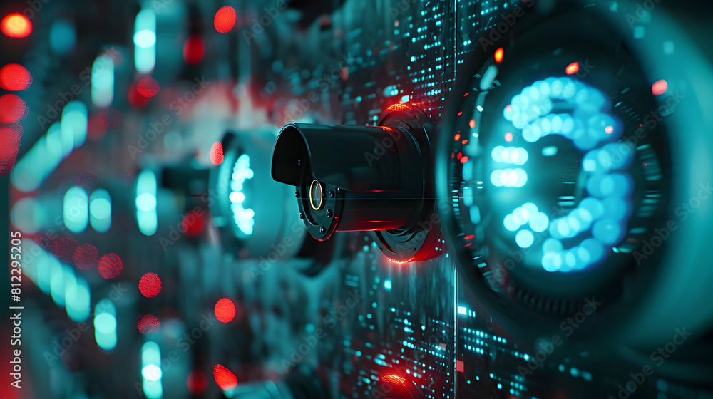Aufkleber photo realistic surveillance data management: monitoring and managing surveillance data with a focus