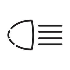 Light Bulb Electric Line Icon