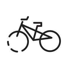 Activity Bicycle Tourism Line Icon