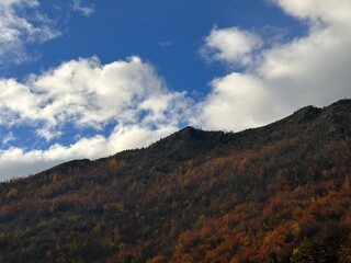 autumn in the mountains