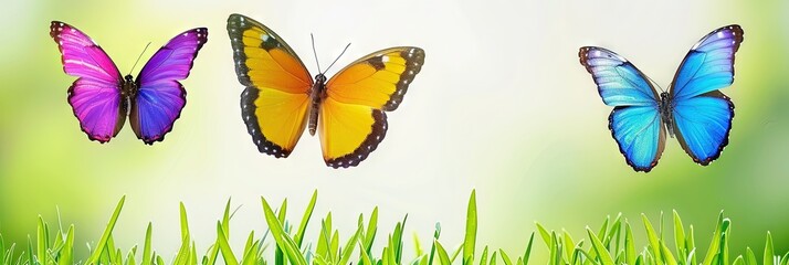 Obraz premium Colorful butterflies