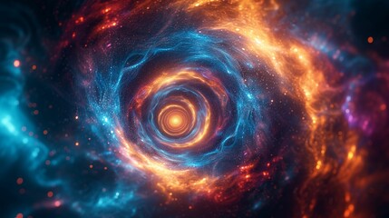 Spiral Galaxy in Space
