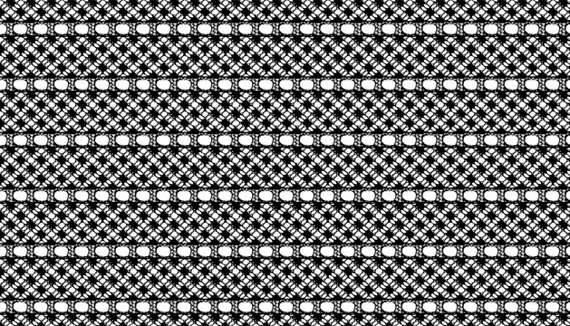 Seamless lace pattern composed of mesh and dots.